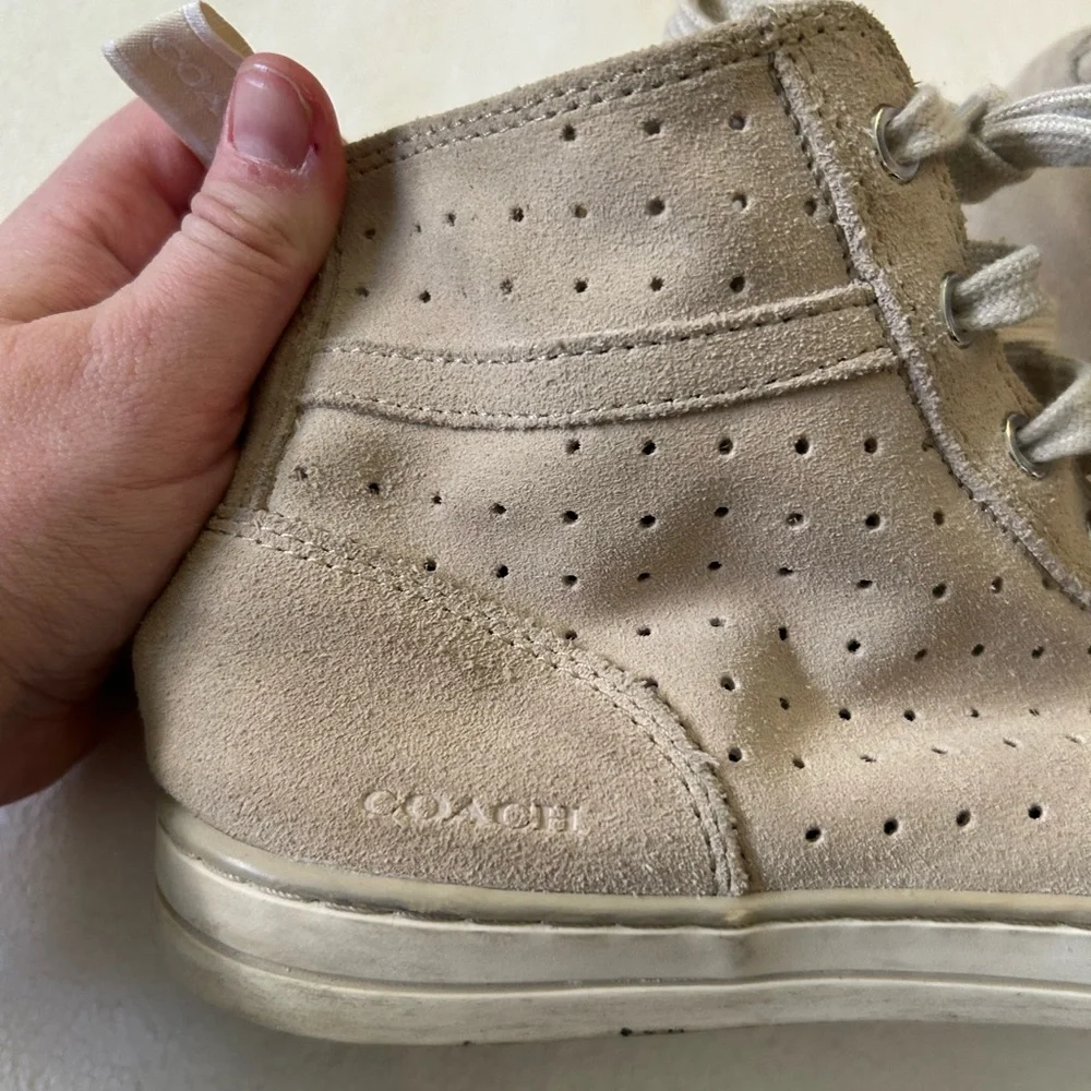 Coach shoes cream